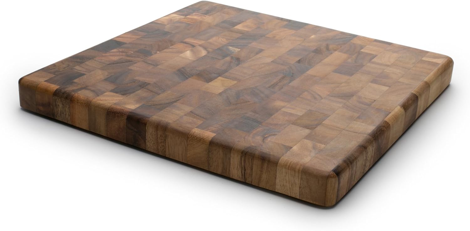 28218 Square Chef's Board , Acacia Wood 14" Square